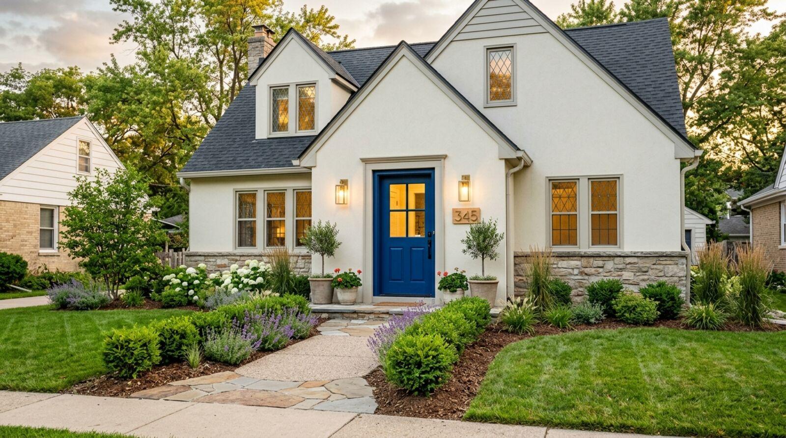 Driveway curb appeal score planning checklist
