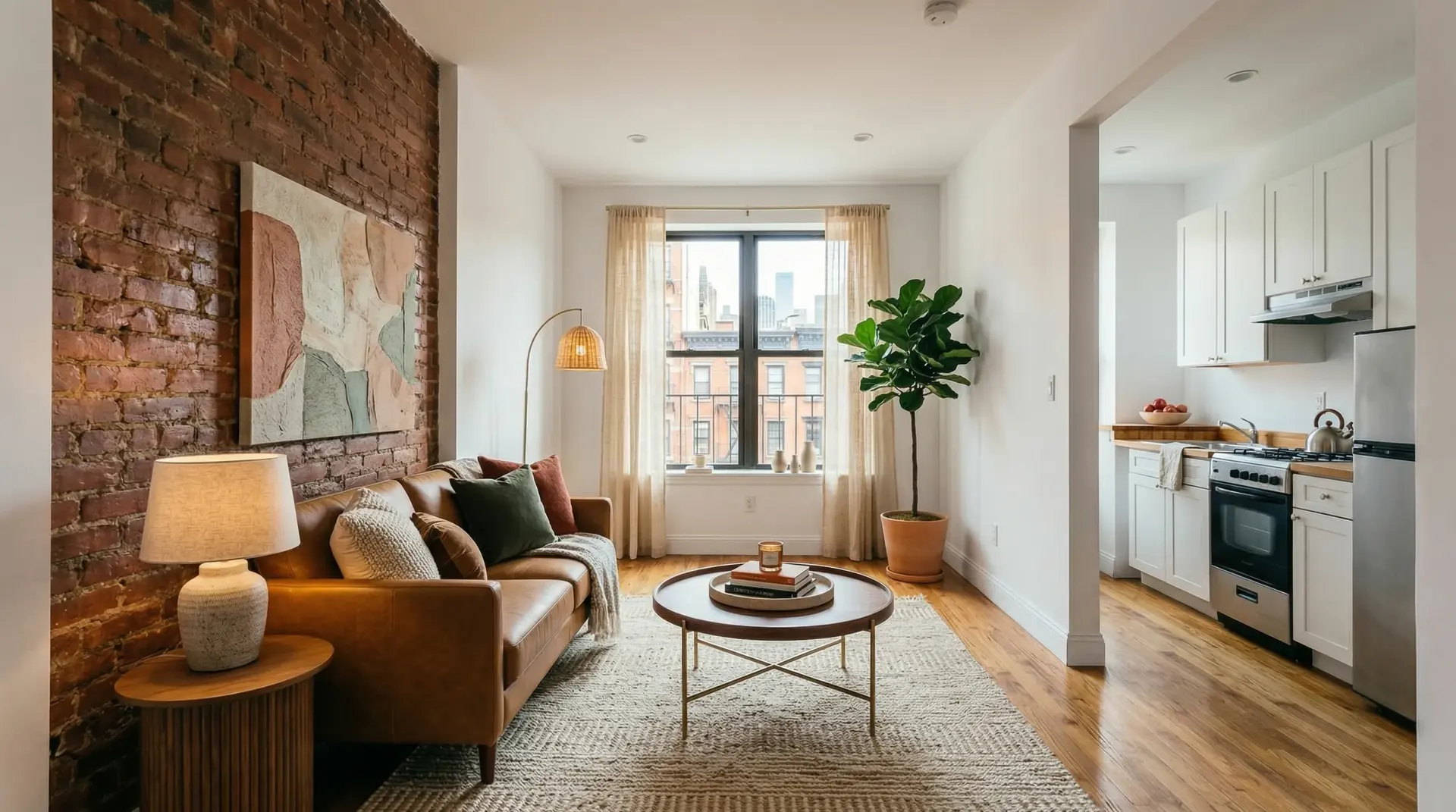 NYC Studio after AI rendering
